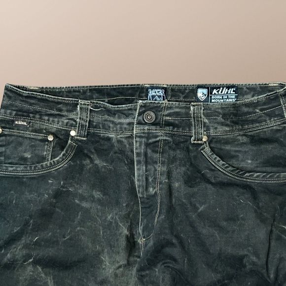 Kuhl RYDR Lean Vintage Patina Dye Twill Ryder Pants Size 34x32 - Picture 2 of 6
